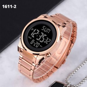 RELOJ SKMEI DIGITAL ORO ROSA UNIS 1611-2