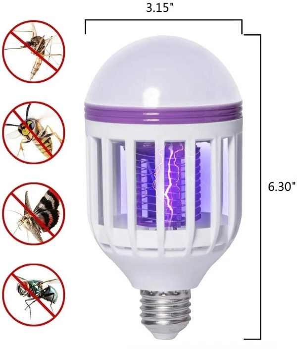 Bombillo mata insectos 250 lumens