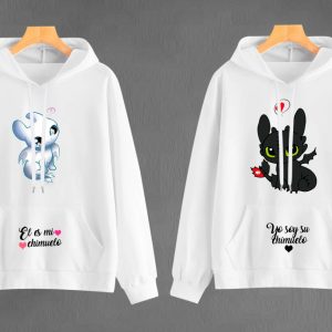 Buzos,Hoodies Pareja enamorados chimuelo