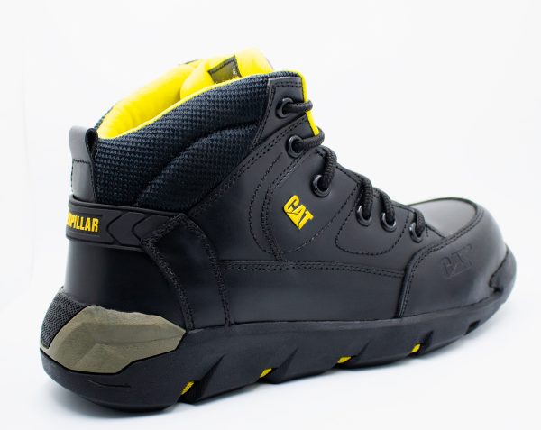 Botas Caterpillar 019 Negro Con Puntera