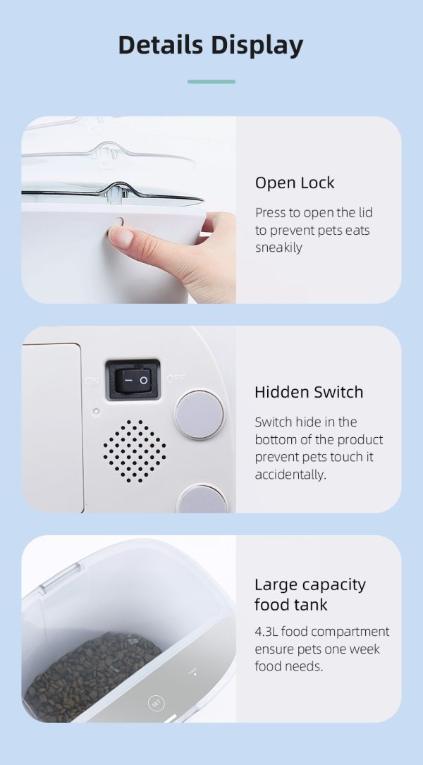 Comedero Automático Wifi Control Desde - Imagen 8