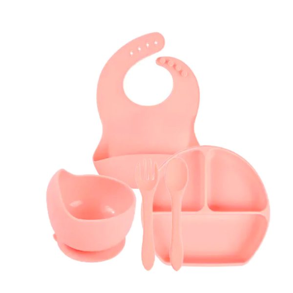 Set Platos Babero Para Bebe Niños - Imagen 5