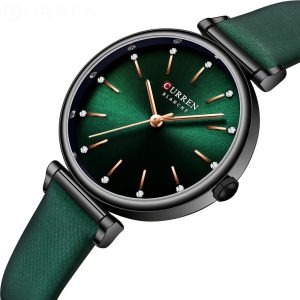 Reloj Curren 9081 CUERO Mujer Dama Negoc